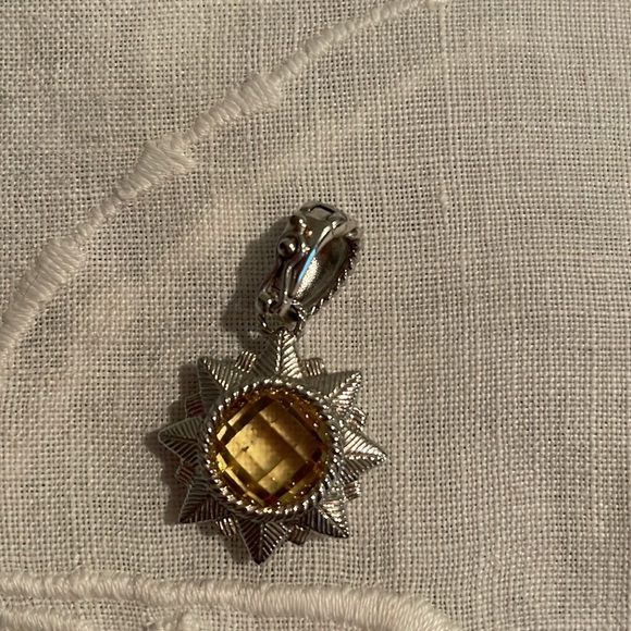 Judith Ripka(new)citrine pendant - Picture 3 of 8